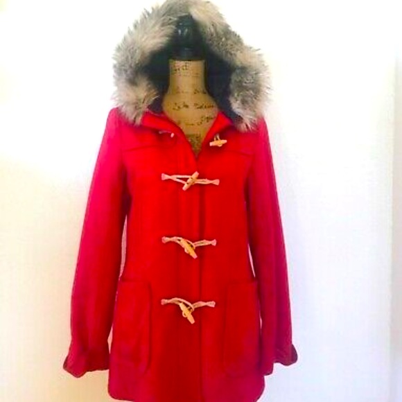 SOLD AEO Wool Blend Parka Jacket - Picture 4 of 13